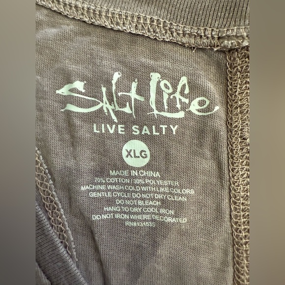 NWT Salt Life Gray Pineapple Whip Racerback Tank Top - Size XL - Picture 4 of 5